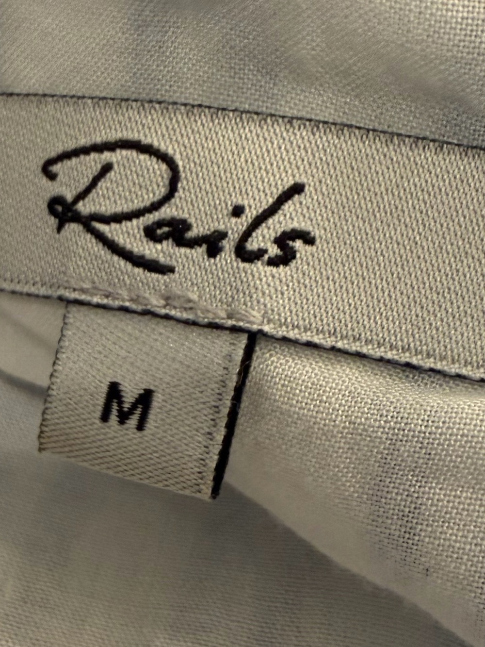 NWOT/Rails”Sandy” and White Striped Ruffle Mini Dress/SzMedium - Picture 9 of 13